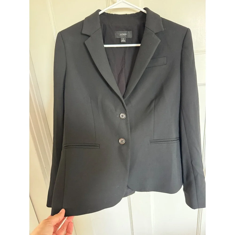 J.Crew black Parke blazer size 8